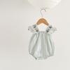 Ins Conjunto para Bebé Niña Verde Estilo Mori Dos Piezas Vestido Floral Estilo Occidental Verano Conjunto de Dos Piezas Estilo Coreano Top Pantalones