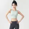Top Regata Yoga Feminino Fosco Secagem Rápida Emagrecedor com Suporte Lateral no Busto e Sutiã Embutido para Fitness