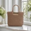 2026 Nuevo Estilo de Vacaciones de Verano Bolso Tejido Gran Capacidad Bolso de Mano Bolso de Hombro Bolso de Playa Bolso de Paja Fábrica