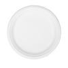 Plato de papel desechable, plato de papel blanco grueso grande, plato para pastel de barbacoa, plato para jardín de infantes, material de bricolaje hecho a mano, pintura de 12 pulgadas