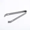 Acero Inoxidable 304 Engrosado Pinza para Hielo Pinza para Cápsulas de Hielo Pinza Multifuncional para Alimentos Pinzas para Hielo de Barra de Grado Alimenticio Cubo de Azúcar Alimentos