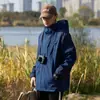 Chaqueta Exterior Tres en Uno a Prueba de Viento e Impermeable para Mujer, Estilo Pareja, Chaqueta de Montañismo Fina de Una Sola Capa para Hombre, Venta al por Mayor