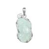 Pingente de Jade com Inlay de Prata S925 e Jadeíta Natural de Mianmar, Venda ao Vivo Direta da Fábrica S1010308A
