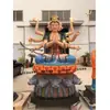 1m Estátua de Doom Yuanjun Doujin Minjun Resina Fibra de Vidro Estátua de Buda Adoração ao Templo 1,46m 1,8m