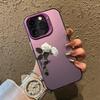 Para funda de teléfono móvil iPhone16 nuevo Apple 11/12/13/14proins viento alto sentido rosa neblina