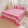 Sábanas de algodón lavado al agua hipoalergénicas de una sola pieza, sábanas de cuadros simples de par individual, sábanas y fundas de almohada individuales para dormitorio y hogar, venta al por mayor