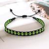 Pulsera de Estilo Bohemio con Patrón de Corte Español para Mujer, Joyería Hecha a Mano con Cintas Tejidas de Estilo Étnico Nepalí