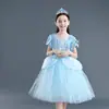 Vestido de princesa Cenicienta 2024 vestido para niñas frozen Navidad 61 vestido de actuación vestido de fiesta
