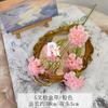 5 Pino Cordyceps Flor Artificial Silvestre Divertida Pastoral Arte Floral para Boda Paisajismo Boda Casa Decoración Flor Falsa Terminada