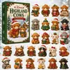 Calendario de Adviento Navideño de Animales Transfronterizo 2026 Calendario Navideño de Animales Caja Sorpresa S