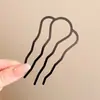 Pasador para Moños Rápidos para Mujeres Profesionales, Pasador Peine de Inserción en Forma de U, Accesorio para el Cabello de Peinado Perezoso, Pasador Conveniente