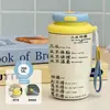 Nuevo aislamiento térmico y taza de enfriamiento texto actitud positiva súper buena regalo de invierno para chicas vaso de agua para salir estudiantes taza de café moderna
