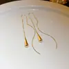Pendientes de plata para mujer, estilo coreano, con explosiones en vivo, de alta gama y de lujo.