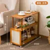 Mesita de noche moderna minimalista para dormitorio, pequeño armario de almacenamiento ultradelgado, mesita de noche para uso doméstico, armario de almacenamiento