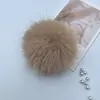 Bola de Pelo Falso de Raposa DIY Bola de Pelúcia Acessório de Topo de Chapéu Bola Decorativa de Pelúcia DIY Ornamento Pingente Acessório Bola Pequena de Pelo