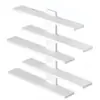 Estante de almacenamiento de caja ciega de pared transfronterizo, estante de exhibición de figuras para uso doméstico sin perforación, estante de exhibición de pared, estante de almacenamiento multicapa