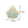 Acessórios de Joias Pequenos Estilo Chanel Transfronteiriços, Acessórios de Joias DIY Artesanais de Concha do Mar Atacado, Acessórios de Joias DIY de Liga de Desenho Animado