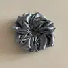 Goma para el pelo de satén perlado de alta gama coreana con pedrería, suave y a la moda, simple para coleta alta o moño para mujeres