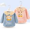 Ropa de Bebé Gruesa de Terciopelo Teddy Impermeable, Anti-Manchas y Cálida para Otoño e Invierno para Niños y Niñas, Niños Pequeños e Bebés, Monos Suaves de Aspecto Elegante