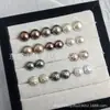 Aretes de Titanio F136 con Efecto Perlado de Ondas de Agua y Cierre de Mariposa Integrado Joyería para Piercings de Aleación de Titanio G23 Venta al por Mayor