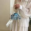 Bolso Hada Francés Hueco Perla 2025 Nuevo Color de Nicho Bolso de Mano Trenzado Bolso de Perlas Hecho a Mano de Alto Valor