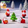 Transfronterizo Nuevo Producto Micro-Paisaje Creativo Lindo Papá Noel Muñeco Lindo Accesorios Decorativos DIY Mini Adornos Pequeños