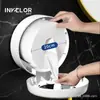 Caixa de Papel em Rolo Grande Personalizada para Montar na Parede, Cinza, Corte Automático de Papel, Sem Furos, Doméstica para Montar na Parede