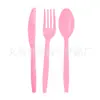 Nuevas Decoraciones de Fiesta Temáticas de Princesa Rosa Elsa para Cumpleaños Infantiles Platos de Papel de Dibujos Animados, Manteles, Banderines y Suministros para Arreglos