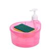 Dispensador de Detergente para Cocina Fregador Esponja Cepillo Limpiador de Jabón Jabonera Dispensador de Jabón Caja de Jabón Fregadero Fabricante Transfronterizo