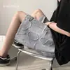 Shorts Casuais de 5 Pontos Masculino Verão Ins Marca da Moda Design de Roupa da Moda Nicho Estilo Americano High Street Shorts Largos