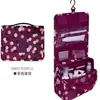 Bolsa de Tocador Multifuncional con Gancho de Tela Oxford, Bolsa Plegable de Almacenamiento para Viaje Colorida para Artículos de Tocador y Maquillaje, Personalizable
