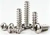 Tornillos Autorroscantes de Acero Inoxidable 304 con Cabeza Phillips, Cabeza Redonda y Cola Plana, Tornillos con Punta de Taladro ST1