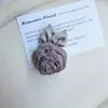 Acessórios Florais Série de Cores Morandi Rosas de Tecido DIY Acessórios de Roupa Feitos à Mão Broches Acessórios de Cabelo Sapatos Chapéus Bolsas