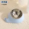 Comedero para Mascotas de Acero Inoxidable, Comedero para Gatos, Comedero para Perros, Diseño de Boca Inclinada para Proteger el Cuello, Comedero para Gatos, Comedero para Perros, Comedero para Perros Antiderrames, Alimentador para Mascotas