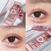 MISSLARA Paleta de Sombras de Ojos Rourly Doce Colores Estudiante Mate Perlado Color Tierra Estudiante Sequin Ojo Color Té con Leche