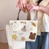 Bolso de Lona de Moda para Mujer 2026 Nuevo Modelo Bolso Tote Bolsa para Lonchera Minibolsa de Mano Bolsa para Almuerzo de Estudiante y Viajero al por Mayor