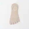 Meias Sociais de Seda com Dedos Separados para Mulheres, Invisíveis, Antiderrapantes, com Calcanhar Antiderrapante, Meias Finas de Dedos para o Verão, Meias de Malha Ultra Finas com Dedos Divididos para Mulheres