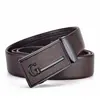 Cinto Masculino para Comércio Exterior Transfronteiriço com Acabamento de Alto Padrão, Fivela Automática, Design Versátil e Simples, Popular no Tiktok, Em Estoque no Atacado