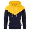 Sudadera de Moda con Bloques de Color para Hombre, Estilo Europeo y Americano 2026, para Amazon Transfronterizo, Top Deportivo Casual para Hombre
