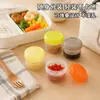 Mini Caja de Condimentos de Plástico, Frasco de Condimentos Portátil para Exteriores, Caja de Condimentos Transparente de Grado Alimenticio para el Hogar, Botella de Salsa, Caja de Embalaje