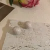 Pendientes Semicírculo de Goteo de Aceite Estilo Francés de Alta Gama para Niña, Pendientes de Diseño Nicho Rosa Claro, Pendientes de Lujo Ligero de Alto Temperamento para Primavera