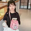 Bolsa Infantil de Celebridad de Internet para Niñas, Bolso Cruzado de Moda Casual, Billetera de Monedas de Dibujos Animados Lindos, Bolso Pequeño Cuadrado de Hombro para Niña a la Moda