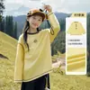 Camiseta Antibacteriana para Niños 10A Nueva Colección Otoño 2026 Top Estampado Infantil para Niños Mayores, Algodón Puro Manga Larga Otoño Moderno