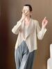 Chaqueta informal para mujer, combinable con todo, primavera y otoño, nueva chaqueta plisada de alta gama, chaqueta Miyake con plisado.