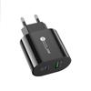 Carregador de Parede Duplo USB + PD 5V2A Bivolt Padrão Europeu Padrão Americano A + C 10W