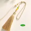 Suministro de Fábrica en Stock, Cuerda Colgante con Borla para Coche, Cuerda Colgante de Ágata Hecha a Mano para Bolso, Venta al por Mayor de Cuerdas para Joyería