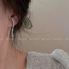 Pendientes de plata S925 para mujer, 2024, elegantes y explosivos, ligeros, de lujo, de alta gama, únicos y de nicho.