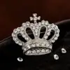 Broche Estilo Coreano Nuevo 2023 Individualidad Pareja Corona Diamante Completo Temperamento Pin Aleación Electrochapada Accesorios de Joyería