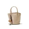 Bolso Cesta Estilo Nuevo y de Nicho, Sencillo y Casual, Moderno para el Trayecto Diario, Elegante y Versátil, Accesorio Colgante Creativo, Bolso de Hombro, Bolso Cubo