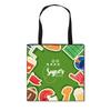 Bolsa de Tote Estampada Tema Super Bowl Transfronterizo 2024 Bolsa de Regalo Portátil Ecológica Bolso de Hombro